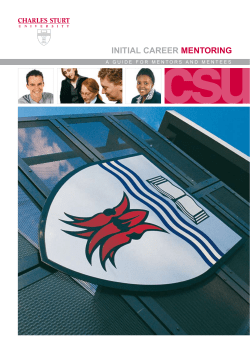 initial career mentoring - Charles Sturt University