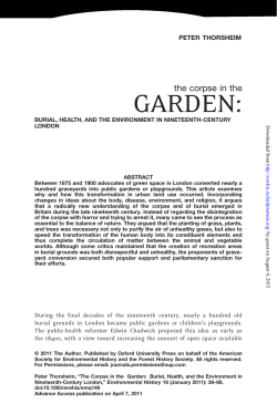 the corpse in the GARDEN