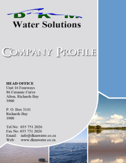 Untitled - DKM Water Solutions