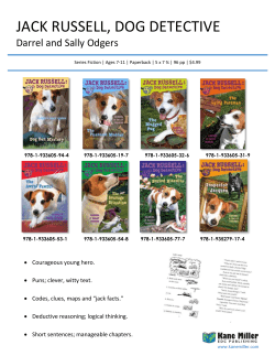 Jack Russell PI sheet