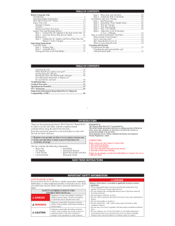 TABLE OF CONTENTS TABLE OF CONTENTS INTRODUCTION