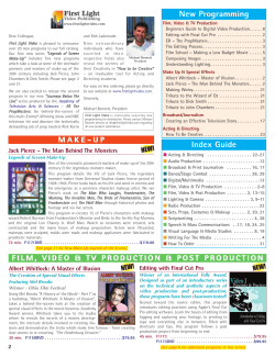 FL 32 Pg Catalog Layout - FIRST LIGHT VIDEO PUBLISHING