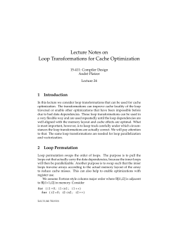 Loop Transformation