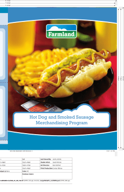 Hot Dog and Smoked Sausage Merchandising Program