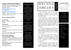 spring newsletter 2012