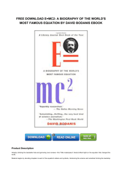 PDF E="MC2:" A BIOGRAPHY OF THE
