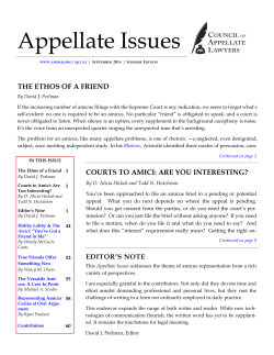 Appellate Issues September 2014 Summer Issue