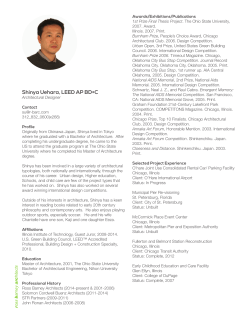 Shinya Uehara, LEED AP BD+C