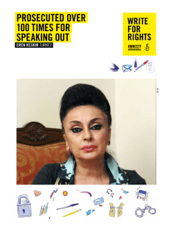 prosecuted over 100 times for speaking out