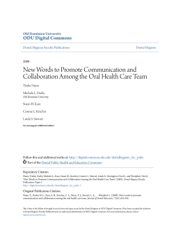 New Words to Promote Communication and Collaboration Among