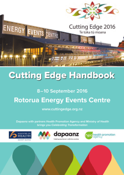 cutting edge 2016 programme