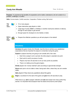 Lesson 3: Who is in Our Group - learn more about peace first