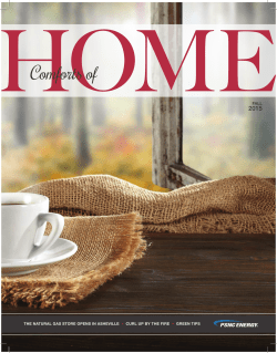 THE NATURAL GAS STORE OPENS IN ASHEVILLE &bull; CURL UP BY