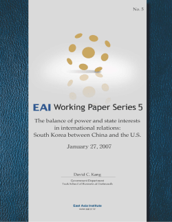 The balance of power and state interests in international relations: