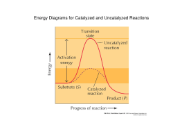 Energy Diagrams for Catalyzed and Uncatalyzed Reactions