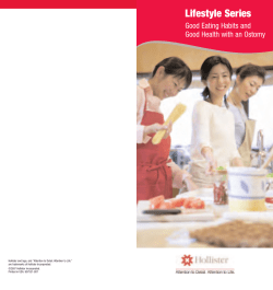 Good Eating Habits and Good Health with an