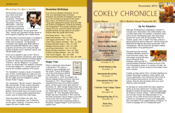cokely chronicle - Arrowsmith Lodge and Cokely Manor