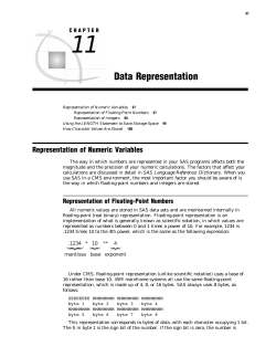 Data Representation