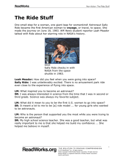 The Ride Stuff - glanguagearts