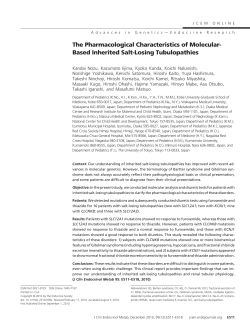 The Pharmacological Characteristics of Molecular