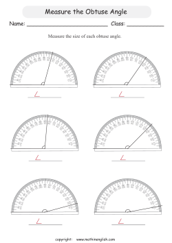 Measure the Obtuse Angle