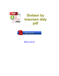 Sixteen by maureen daly pdf