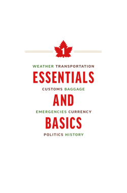 essentials and basics