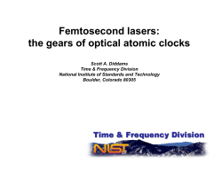 Femtosecond lasers: the gears of optical atomic clocks