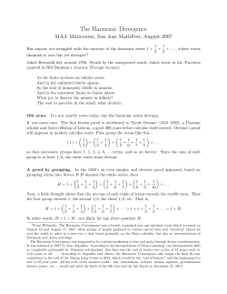 The Harmonic Divergence