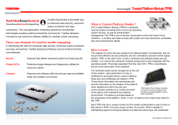 Tech Insight: Trusted Platform Module (TPM)