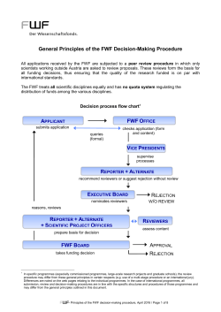General Principles of the Decision