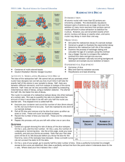 Radioactive Decay