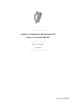 Statute Law Revision Bill 2015 as initiated (in PDF format)