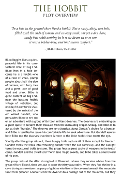 THE HOBBIT