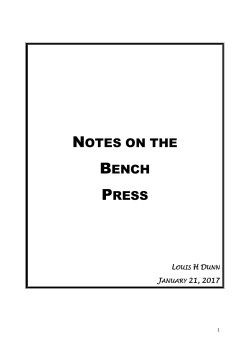 Bench Press - Rhino Powerlifting