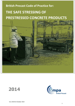 the safe stressing of prestressed concrete products