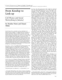 From Kinship to Link-up