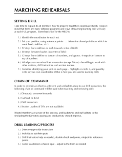 MRD LEADERSHIP - MARCHING Info