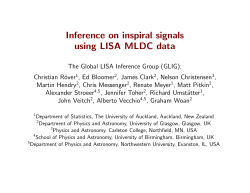 Inference on inspiral signals using LISA MLDC data