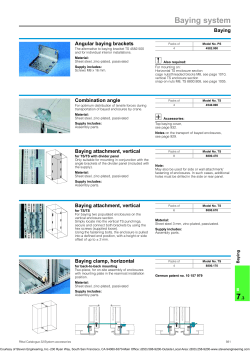 Baying system - Steven Engineering