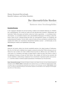 Der &uuml;bernat&uuml;rliche Norden