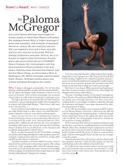 Paloma McGregor - Urban Bush Women