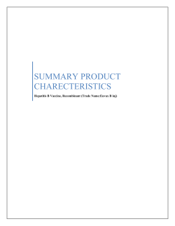 Hepatitis B Vaccine, Recombinant (Trade Name:Euvax B inj)