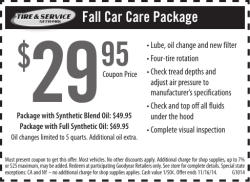 Fall Car Care Package