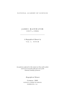 james rainwater 1917&mdash;1986