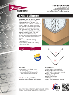 BNR: Bullnose - Stockton Products