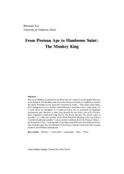 The Monkey King - Nanzan Institute for Religion and Culture