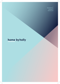 HBH_Brochure - Home. by Holly