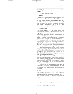 PPCHTeX: Typesetting chemical formulas in TeX