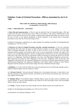 Code of Criminal Procedure, 1898